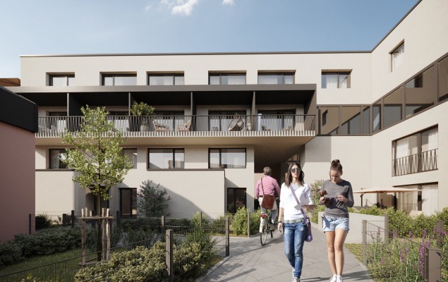 Wohnhausanlage mit insgesamt 47 Wohneinheiten mit Garten/Terrasse/Balkon